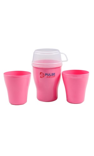 Travelling Glass Set with Cup